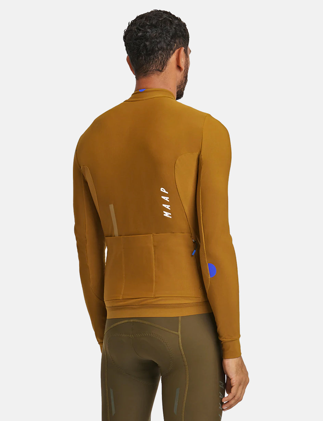 Maillot Force Pro manches longues - Marron caramel