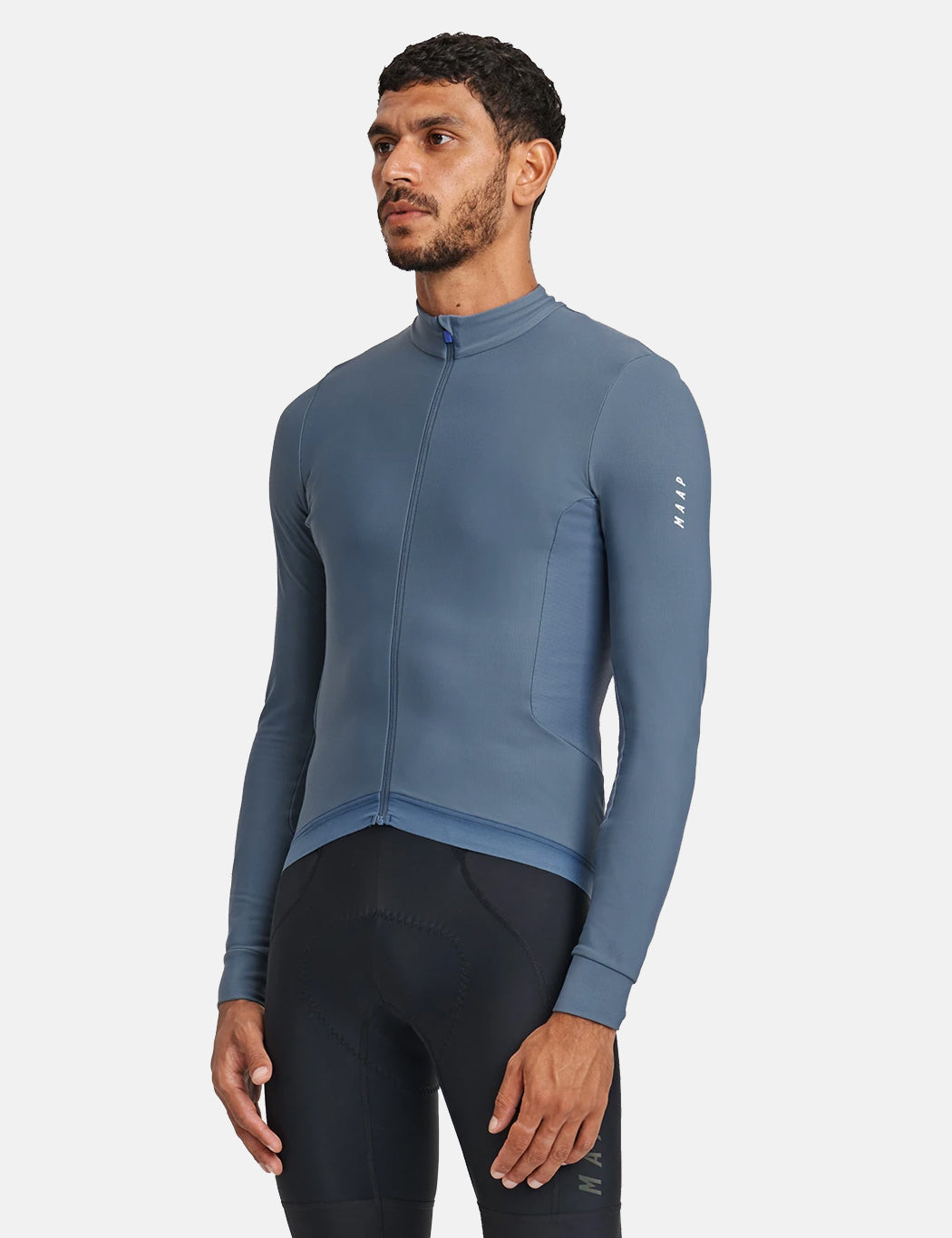Maillot Force Pro manches longues – Bleu Indigo