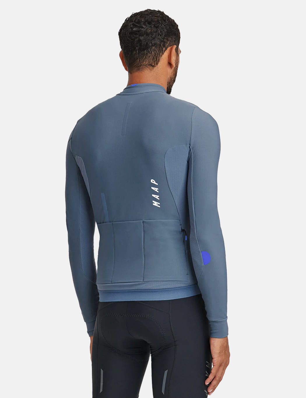 Maillot Force Pro manches longues – Bleu Indigo