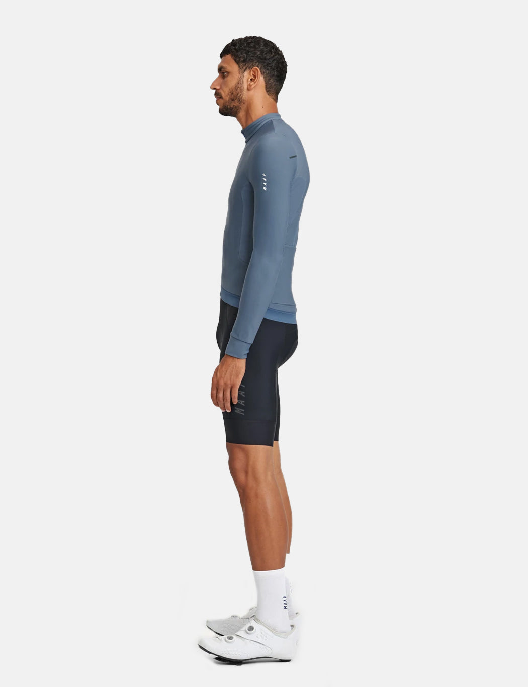 Maillot Force Pro manches longues – Bleu Indigo