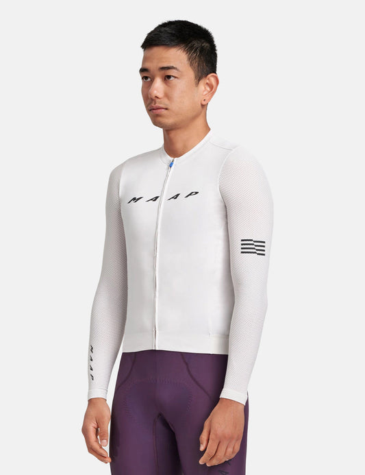 Evade Pro Long Sleeve Jersey 2.0 - Antarctica White