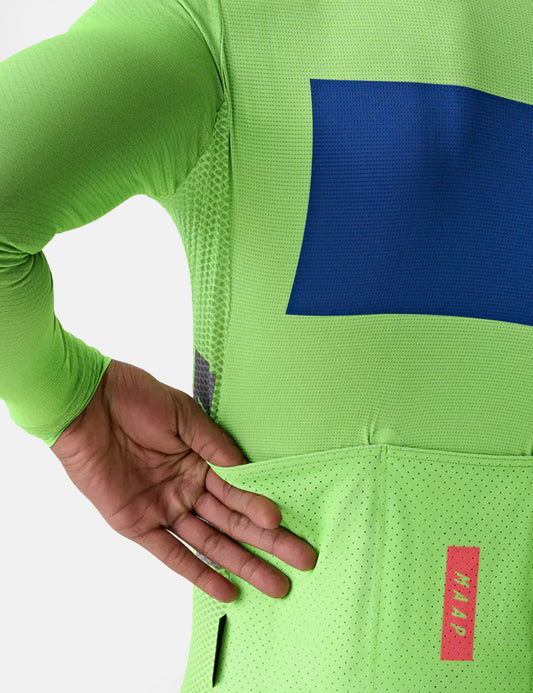 System Pro Air Long Sleeve Jersey - Glow Yellow