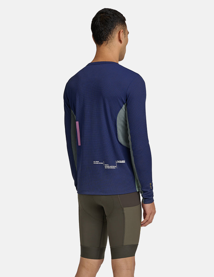 T-shirt à manches longues Alt_Road Ride 3.0 - Bleu cobalt profond