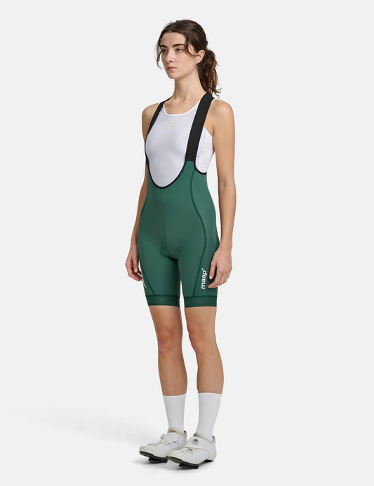 Womens Training Bib 3.0 - Deep Green/Black