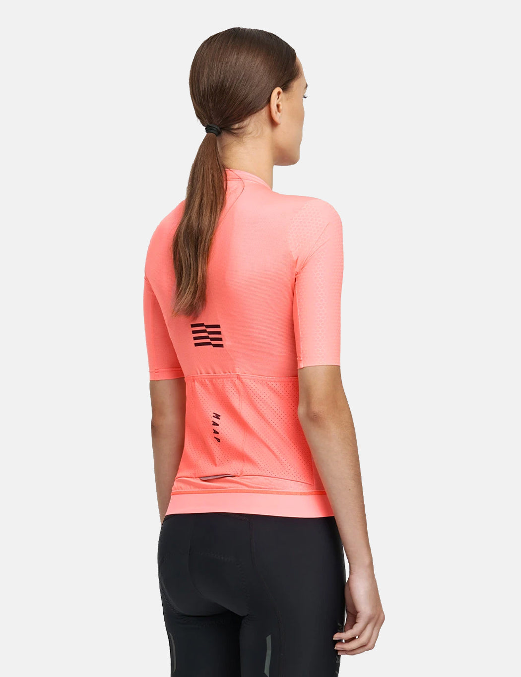 Maillot Pro Hex Emblème Femme - Corail clair