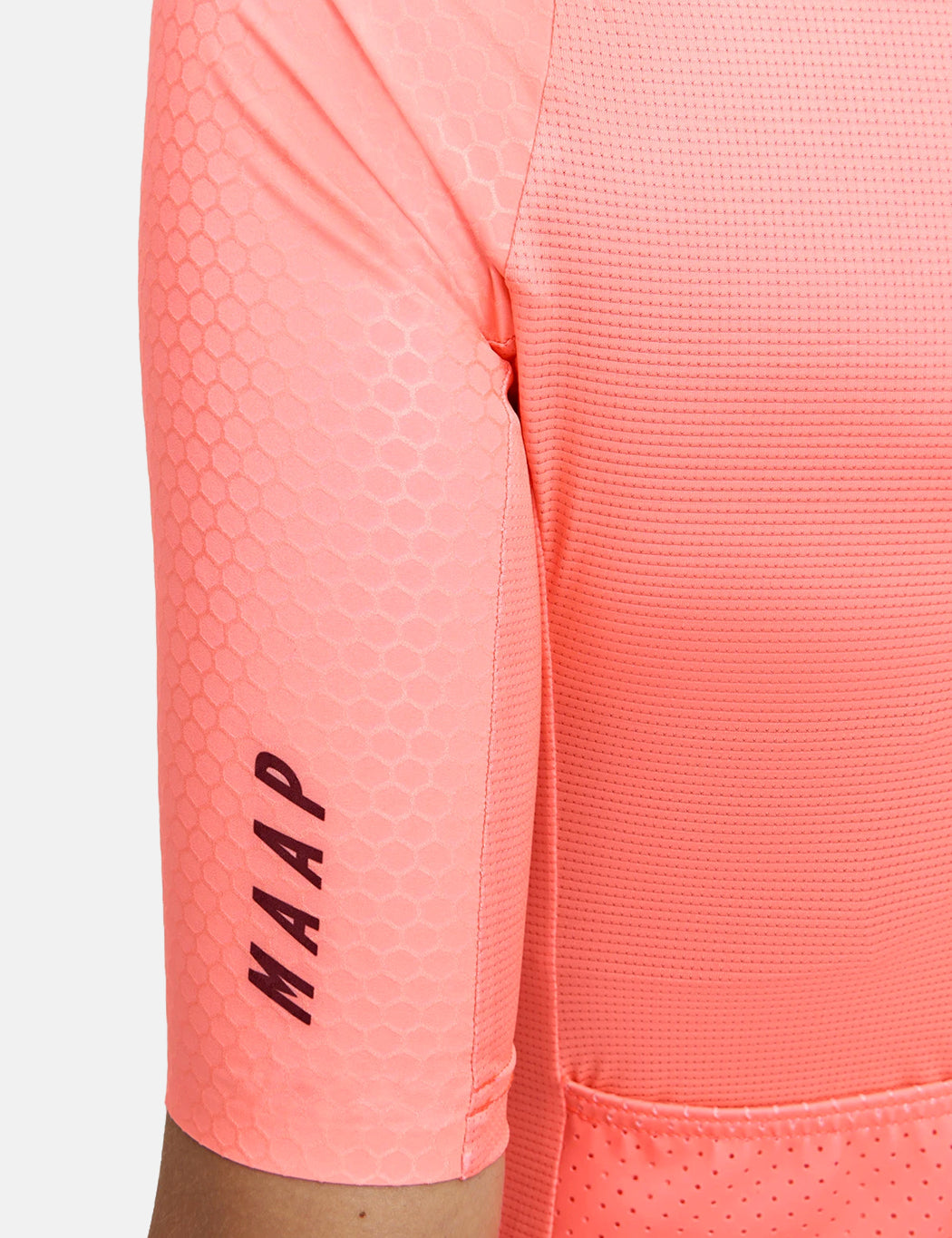 Maillot Pro Hex Emblème Femme - Corail clair