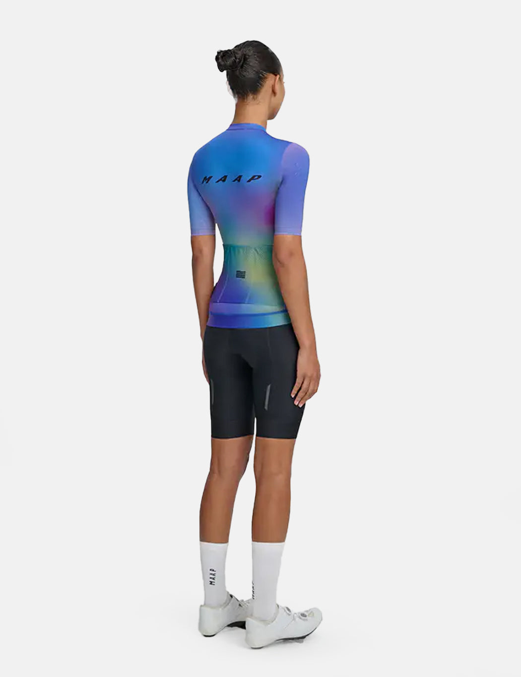 Womens Blurred Out Pro Hex Jersey 2.0 - Blue Mix