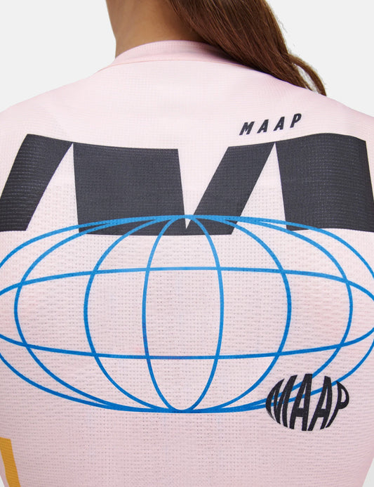 Women's Axis Pro Jersey Long Sleeve - Pale Pink