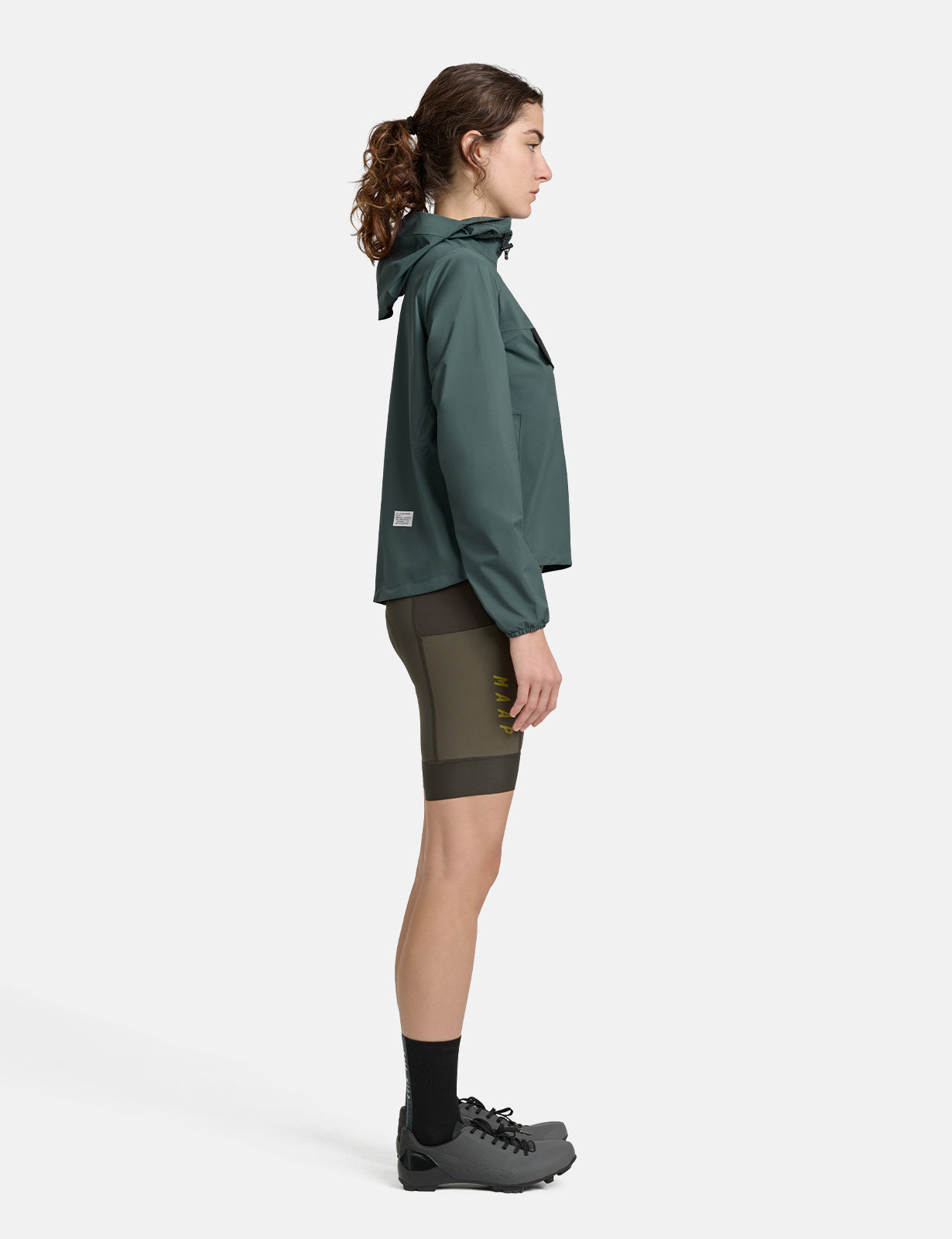 Anorak Alt_Road Femme - Vert cyprès