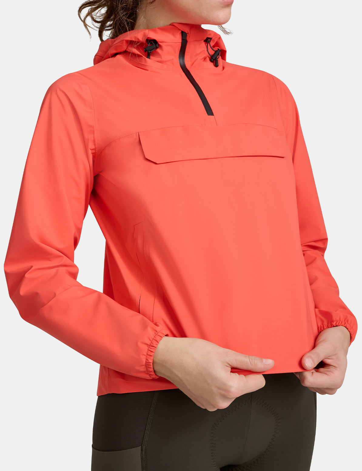 Anorak femme Alt_Road - Rouge Mars