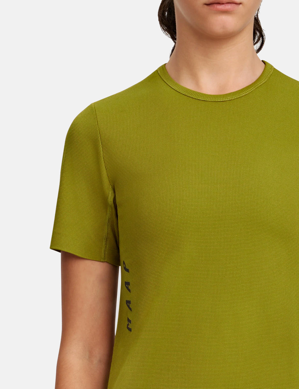 T-shirt vélo femme Alt_Road - Vert olive