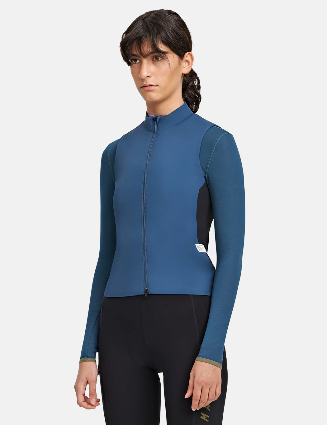 Gilet thermique Alt_Road pour femmes – Bleu sarcelle foncé