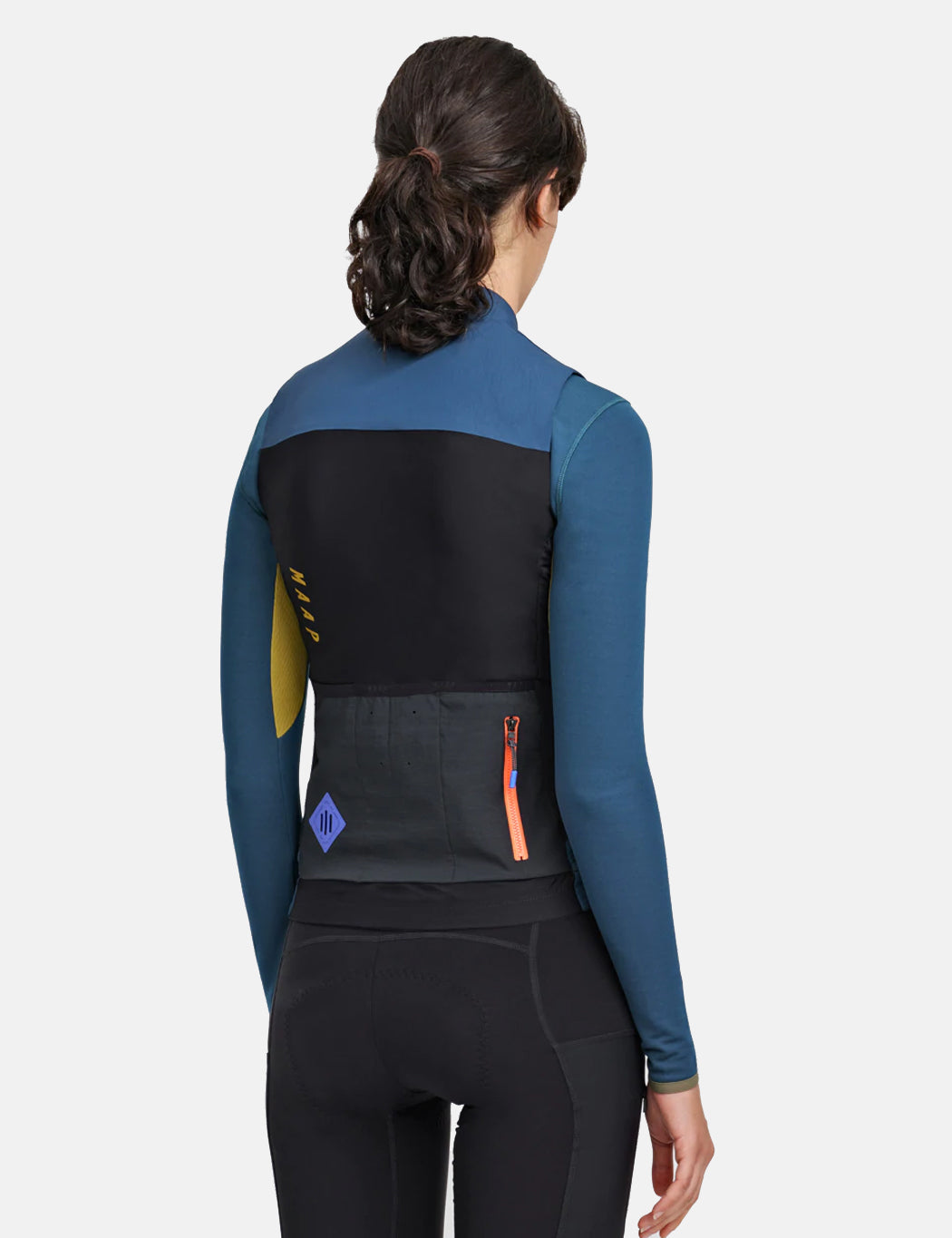 Gilet thermique Alt_Road pour femmes – Bleu sarcelle foncé