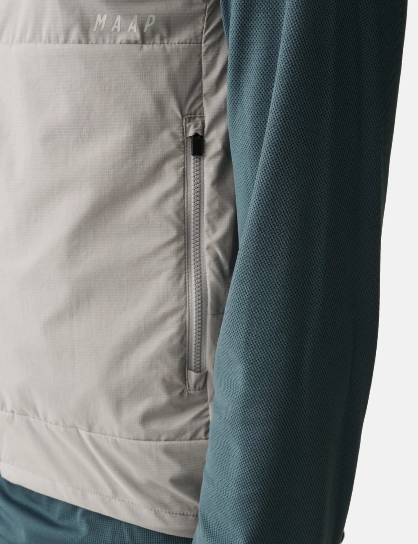Gilet coupe-vent Alt_Road - Zinc