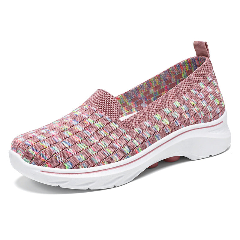 🔥Letzter Tag Promotion 50% Rabatt - Super bequeme atmungsaktive weiche Sohle orthopädische Walkingschuhe für Damen