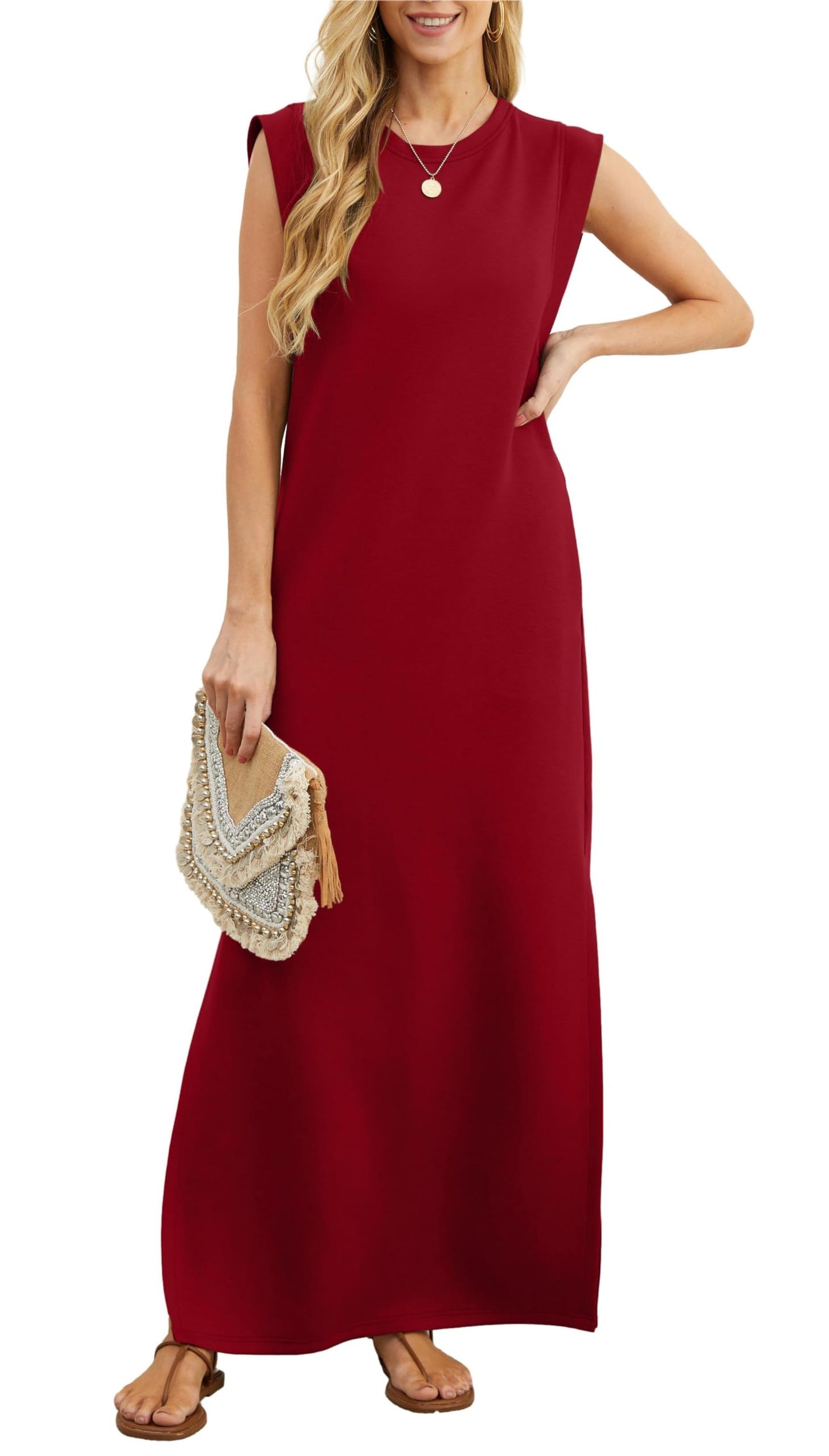 Robe longue décontractée ample et infroissable pour femme (achetez-en 2, livraison gratuite)