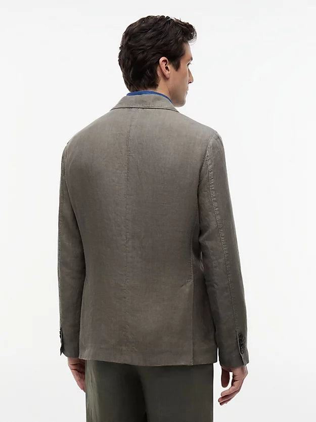 New York Label Regular Fit Pure Linen Blazer