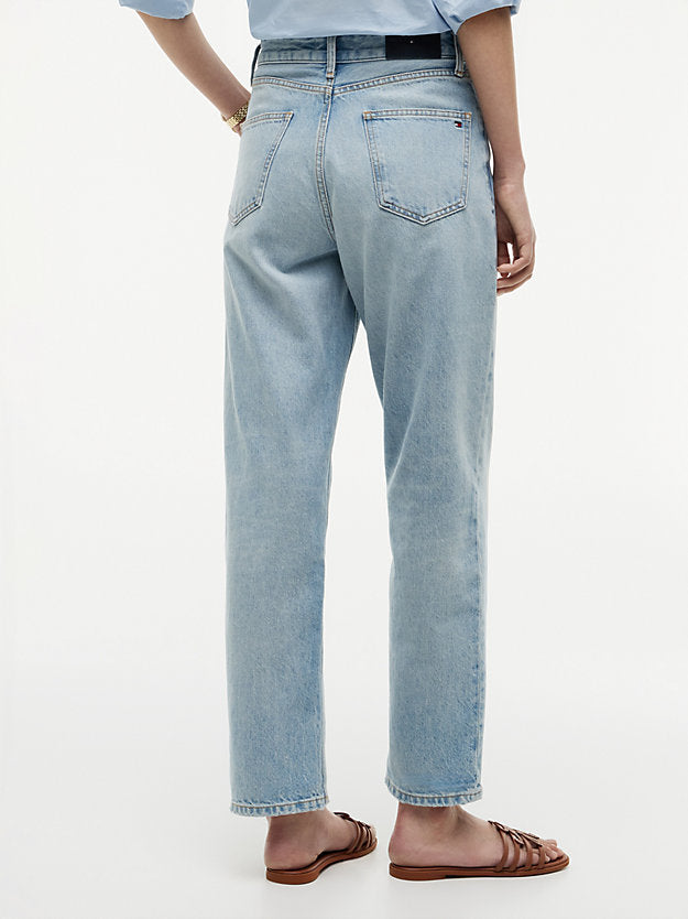 Flag Horsebit Regular Tapered Ankle Jeans