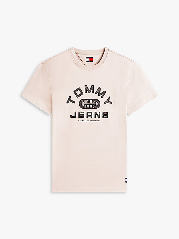 Graphic Crew Neck Jersey T-Shirt