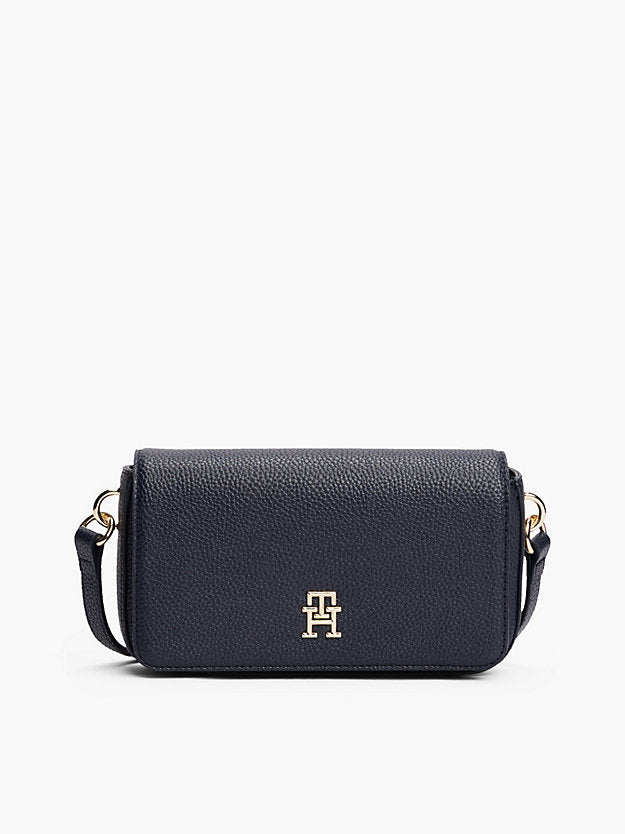 Emblem Flap Crossbody Bag