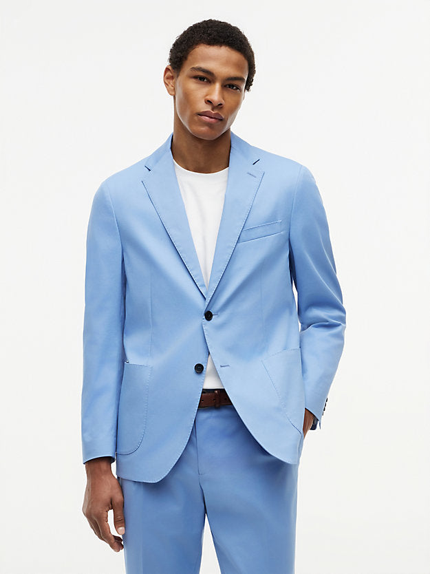 Regular Fit Gabardine Single Breasted Blazer