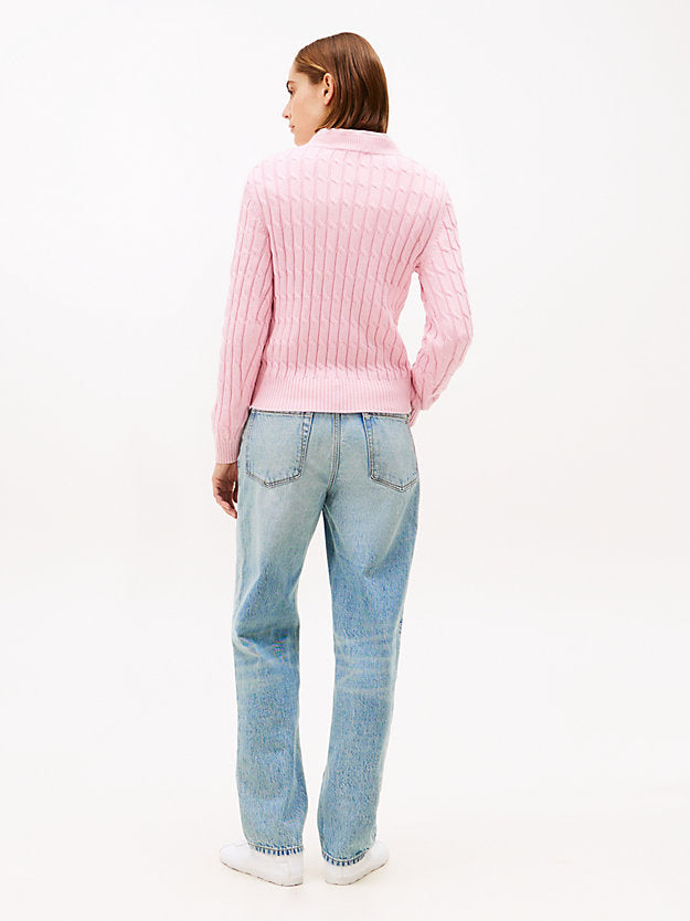 Cable Knit Crew Neck Jumper