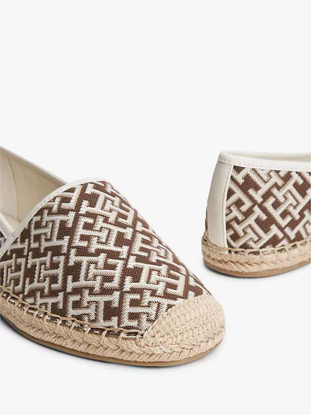 Monogram Plaque Jacquard Espadrilles