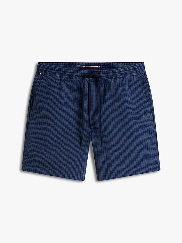 Dover Seersucker Madras Check Regular Fit Chino Shorts