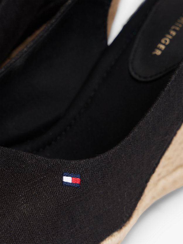 Hemp Slingback Wedge Espadrilles
