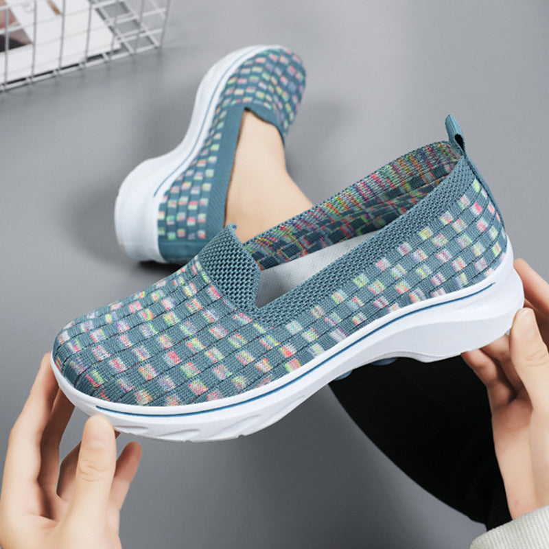 🔥Letzter Tag Promotion 50% Rabatt - Super bequeme atmungsaktive weiche Sohle orthopädische Walkingschuhe für Damen