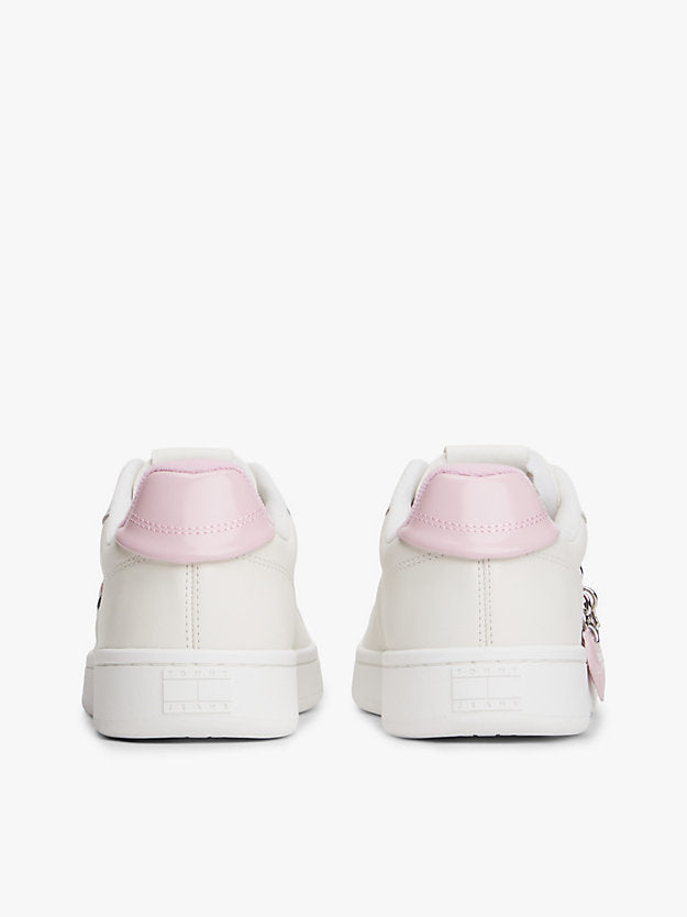 Archive Court Heart Charm Leather Trainers