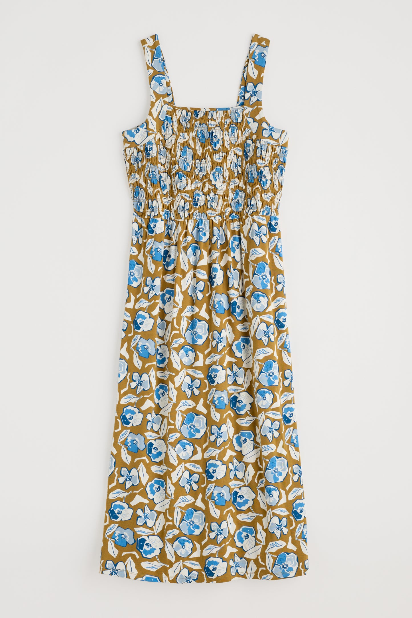 Summer Buoy Jersey Smocked Dress