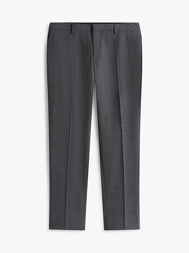 Textured Wool Blend Suit
