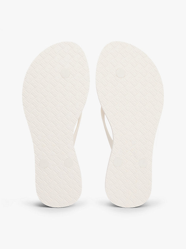 Chic Enamel Flag Flip-Flops