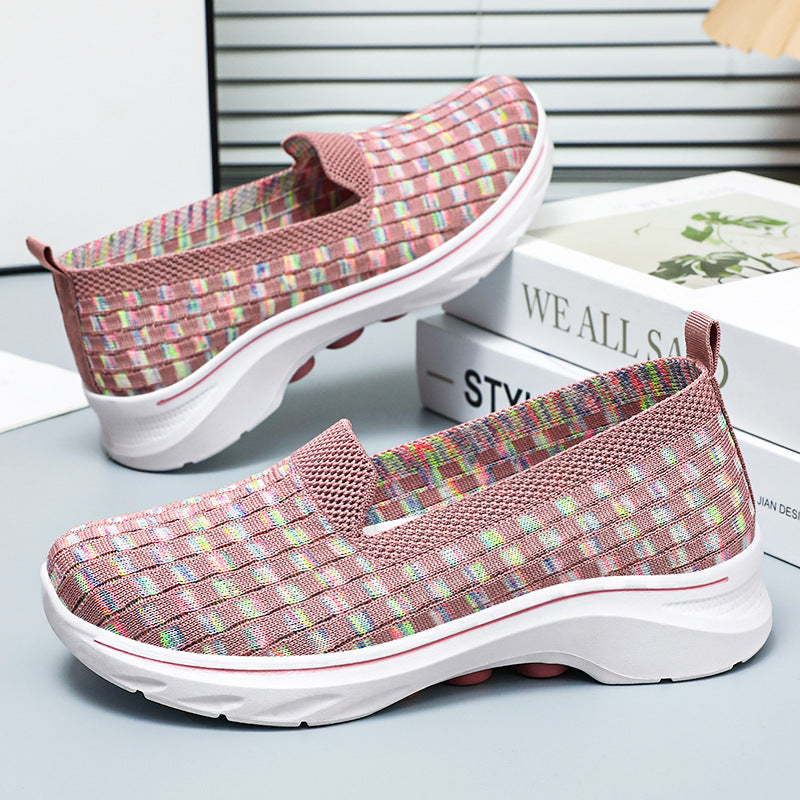 🔥Letzter Tag Promotion 50% Rabatt - Super bequeme atmungsaktive weiche Sohle orthopädische Walkingschuhe für Damen