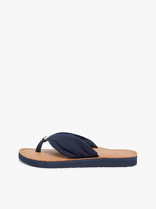 Monogram Plaque Hemp Flip-Flops