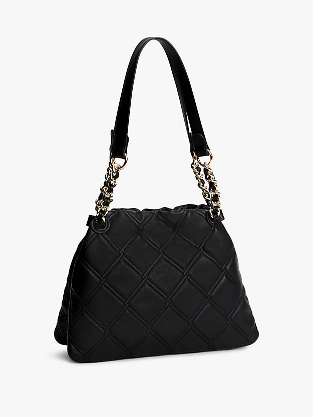 Monogram Quilted Tote Bag
