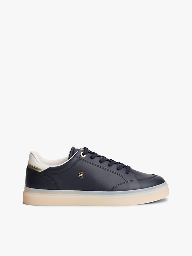 Monogram Leather Trainers