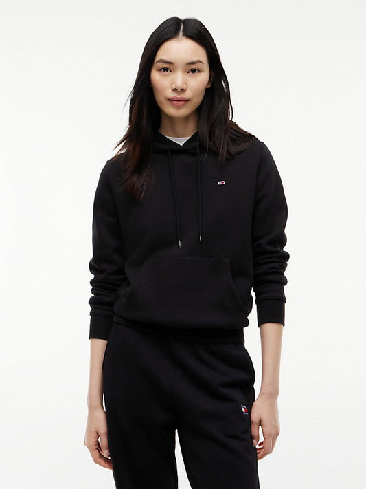Flag Embroidery Fleece Drawstring Hoody