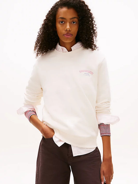 Back Logo Crew Neck Sweatshirt