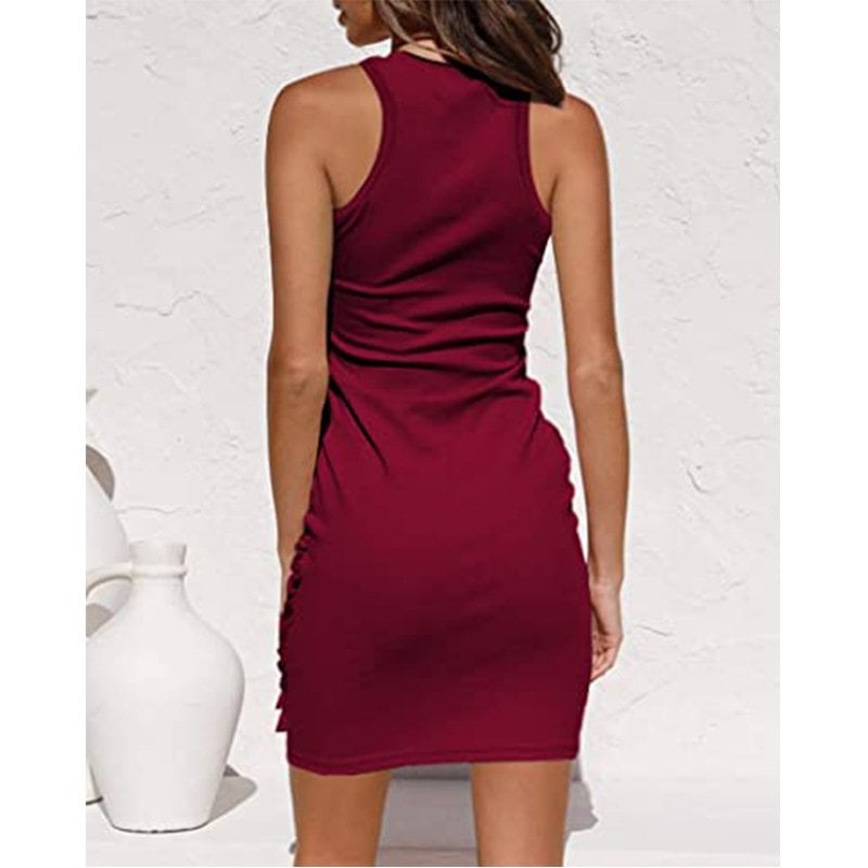 (Plusieurs couleurs) - Robe pull cache-cœur Casula