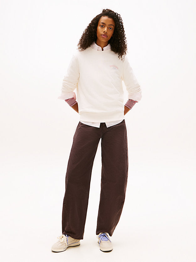 Back Logo Crew Neck Sweatshirt