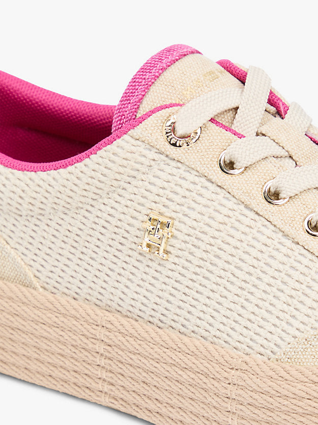 Monogram Canvas Rope Platform Trainers