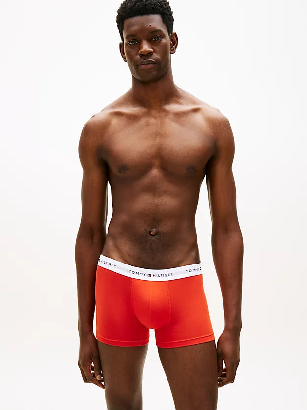 3-Pack Signature Repeat Logo Waistband Trunks