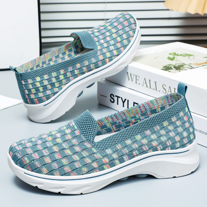 🔥Letzter Tag Promotion 50% Rabatt - Super bequeme atmungsaktive weiche Sohle orthopädische Walkingschuhe für Damen