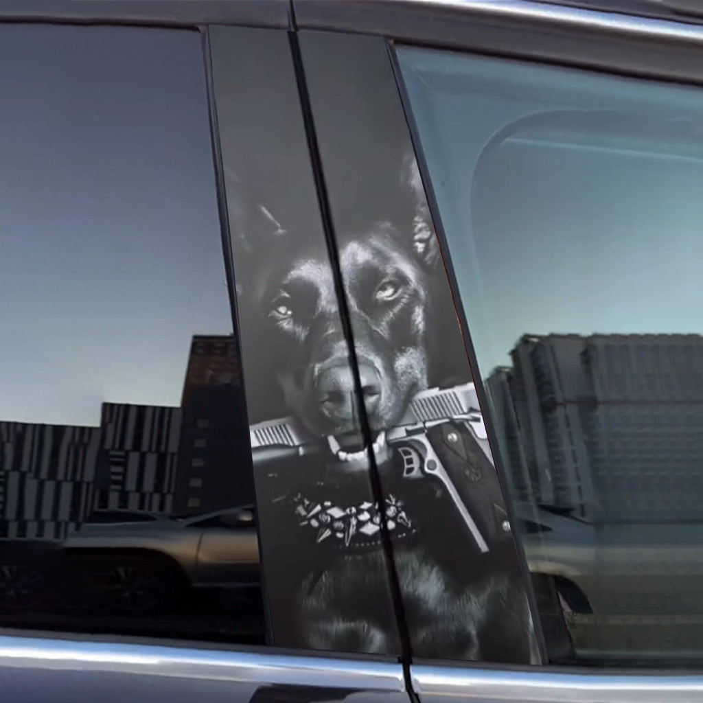 Hund Auto Tür Aufkleber