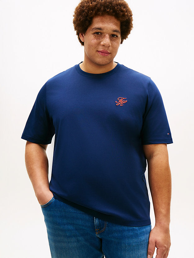 Plus Logo Embroidery Jersey T-Shirt