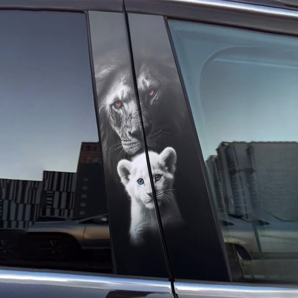 Lion Autotür-Aufkleber