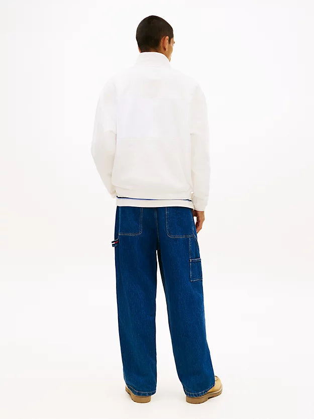Back Logo Relaxed Polar Fleece Sweatshirt