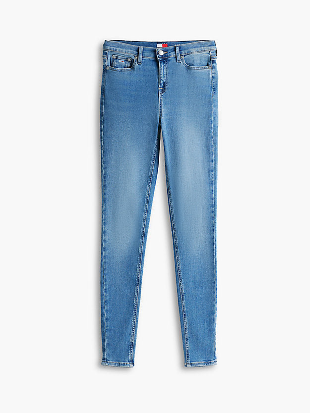 Nora Mid Rise Skinny Faded Jeans